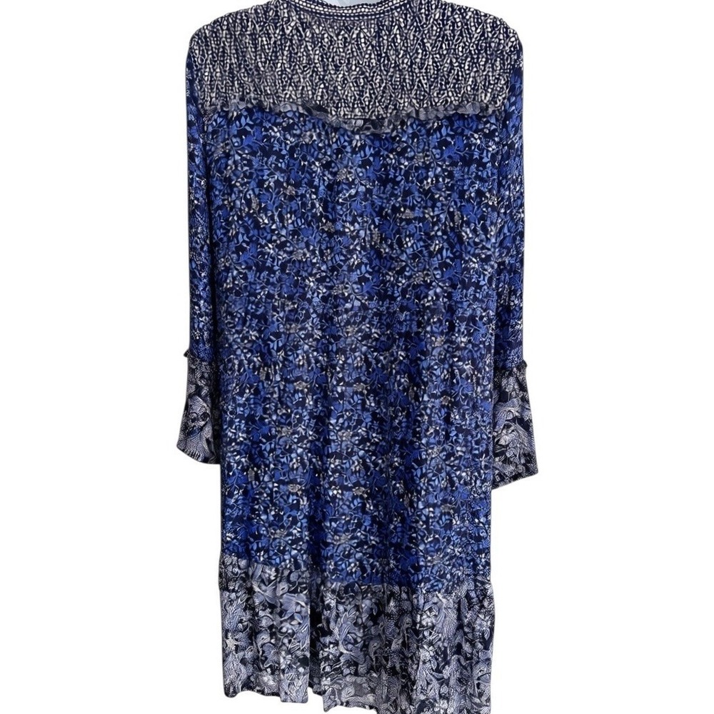 Sundance Tunic Dress M Boho Embroidered India Pockets Peasant Festival Flowy - Picture 9 of 14